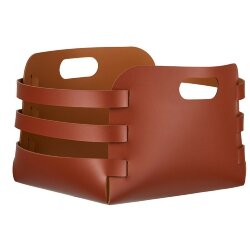 Корзина Riga ADJ Италия, 27x36xH25 цвет: бордо (коньяк) арт. 9687.30/09 Корзина Riga ADJ Италия, 27x36xH25 цвет: бордо (коньяк) арт. 9687.30/09