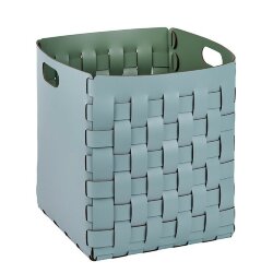 Корзинка Bottega ADJ Италия, 35x35xH40 цвет: небесный (эвкалипт) арт. 1047.50/60 Корзинка Bottega ADJ Италия, 35x35xH40 цвет: небесный (эвкалипт) арт. 1047.50/60