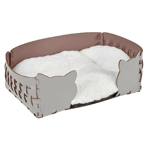 Лежанка Cat ADJ Италия, 60x42xH15 цвет: устричный (пепельная роза) арт. 1560C.02/07