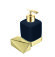 Дозатор жидкого мыла NEW VENTURO керамика, золото Boheme - 10317-G-B