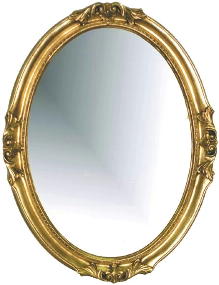 Зеркало овальное 85x65 см цвет: золото ArmadiArt арт. 511-G