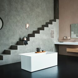 Ванна отдельностоящая 149x87x57.5 см, Marsiglia Agape, белый глянцевый - AVAS1075ZZL