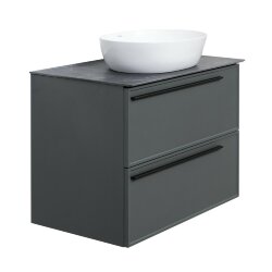 Тумба под раковину подвесная серо-зеленая зеленый Elba La Fenice арт. FNC-01-ELB-G-80-2 Тумба под раковину подвесная серо-зеленая зеленый Elba La Fenice арт. FNC-01-ELB-G-80-2