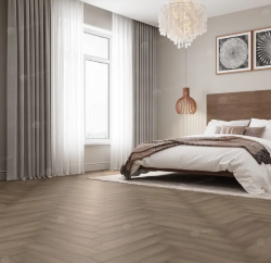 SPC Ламинат ДУБ НАСЫЩЕННЫЙ 600 х 125 х 4 мм Alpine Floor Parquet Light, цвет: коричневый, арт. ЕСО 13-7 MC