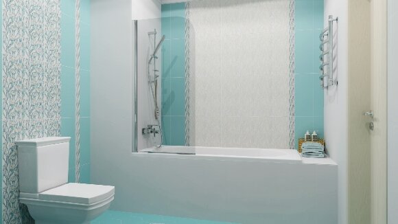 FMC004 Керамический плинтус 20x10 Линьяно бирюзовый матовый в Москве