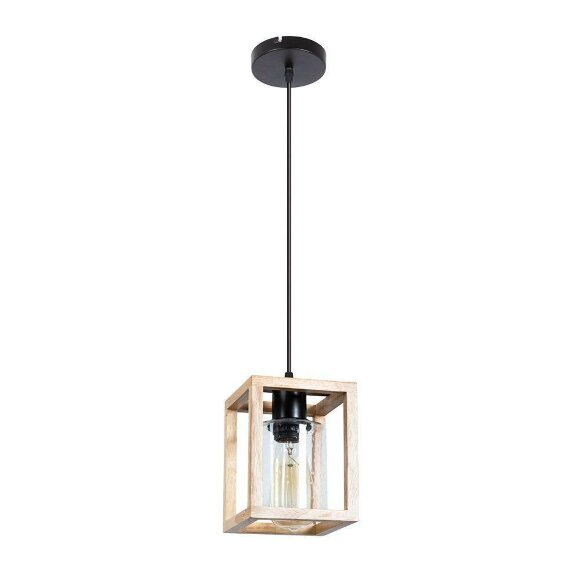 Подвесной светильник, вид эко Dublin Arte Lamp цвет:  дерево - A7025SP-1BK
