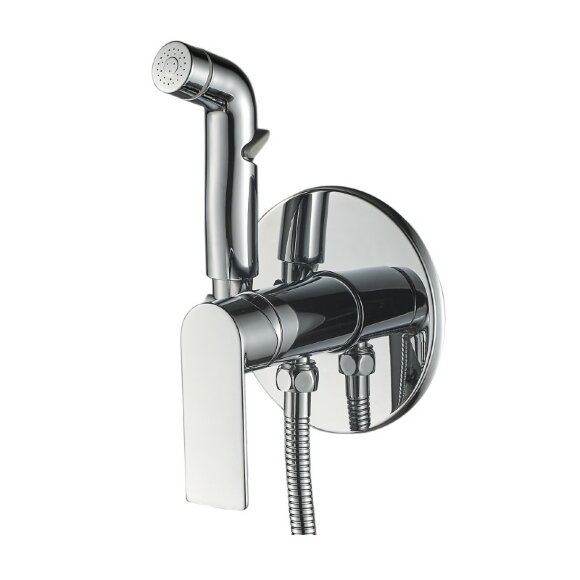 Гигиенический душ со смесителем хром, Haiba - HB55505