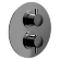 Термостатический смеситель с переключателем на 3 положения CISAL Less New цвет: черный матовый арт. LN01820040