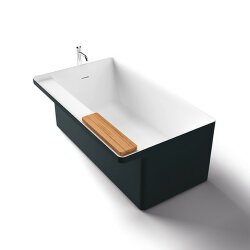 Ванна отдельностоящая 149x87x57.5 см, Marsiglia Agape, серый матовый - AVAS1075ZGL