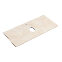 Столешница для ванной комнаты 800х460 с отверстием под смеситель, цвет kreman, арт. TT80A2X