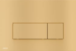 Кнопка управления Alcaplast для скр. сис. инсталл.,GOLD-мат, арт.M57-G-M