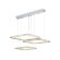 Подвесной светодиодный светильник Acrylica Ice модерн FA1759, Ambrella light цвет: хром