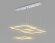 Подвесной светодиодный светильник Acrylica Ice модерн FA1759, Ambrella light цвет: хром