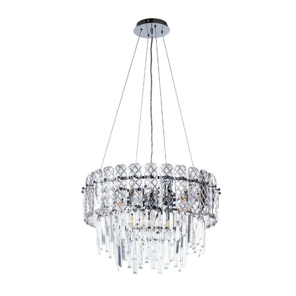 Подвесная люстра, вид модерн NICOLETTA Arte Lamp цвет:  хром - A1051SP-8CC