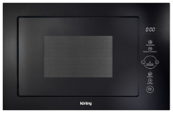 Печь микроволновая встраиваемая 59,5 х 38,8 х 41 см Körting KMI 825 TGN, цвет: чёрный, арт. 1037