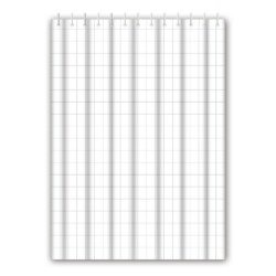 Штора для ванной белый, Haiba - HB75002