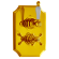 Термостатический смеситель с переключателем CISAL Arcana Toscana цвет: золото/белый арт. TS00728024