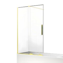 Шторка для ванны 120 см Smart light gold New Trendy светлое золото арт. EXK-4306 Шторка для ванны 120 см Smart light gold New Trendy светлое золото арт. EXK-4306