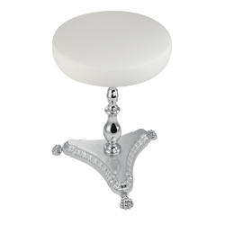 Пуфик для ванной комнаты, Migliore Elisabetta, хром арт. 17041 Пуфик для ванной комнаты, Migliore Elisabetta, хром арт. 17041