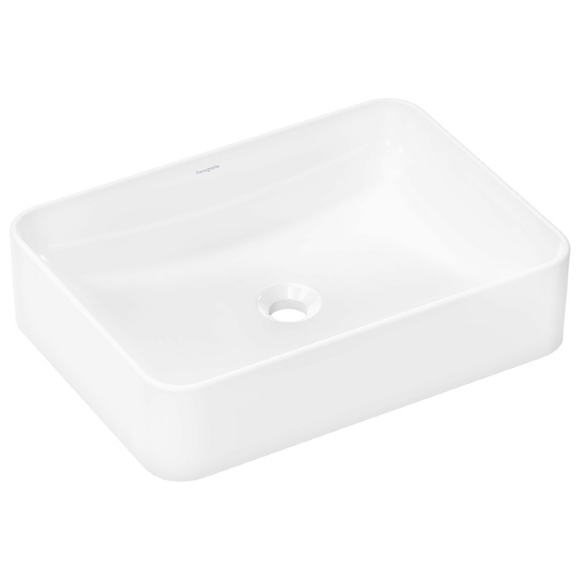 Раковина-чаша Hansgrohe Xuniva Q 55х40см., без отв., накладная, без перелива, цвет: белый, арт. 60168450