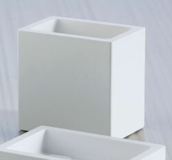 Настольная стакан Rettangolo STIL HAUS, белый - 1202(BI) Настольная стакан Rettangolo STIL HAUS, белый - 1202(BI)