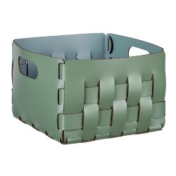 Корзинка Bottega ADJ Италия, 25x25xH20 цвет: эвкалипт (небесный) арт. 1044.60/50 Корзинка Bottega ADJ Италия, 25x25xH20 цвет: эвкалипт (небесный) арт. 1044.60/50