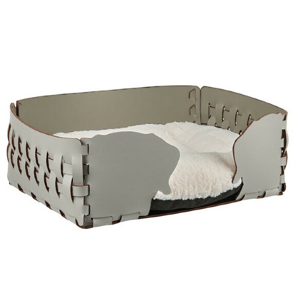 Лежанка Dog ADJ Италия, 60x42xH15 цвет: белый (панна котта) арт. 1560D.10/16