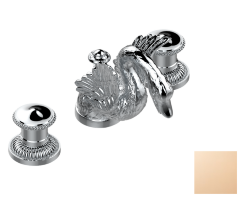 Смеситель для раковины на три отверстия устанавливаемый на борту с донным клапаном, THG Cygne, blush pvd (H62) - G31-151 Смеситель для раковины на три отверстия устанавливаемый на борту с донным клапаном, THG Cygne, blush pvd (H62) - G31-151