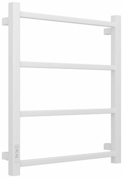Электрический полотенцесушитель Формат 26 600х500 левый Стилье, 30527-6050 цвет: матовый белый Электрический полотенцесушитель Формат 26 600х500 левый Стилье, 30527-6050 цвет: матовый белый