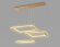 Подвесной светодиодный светильник Acrylica Ice модерн FA1761, Ambrella light цвет: золотой