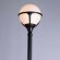 Садово-парковый светильник, вид кантри Monaco Arte Lamp цвет:  белый - A1497PA-1BK