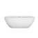 BelBagno Акриловая ванна 150x73, отдельностоящая, овальная, белая, Uno, арт. BB701-1500-730-K