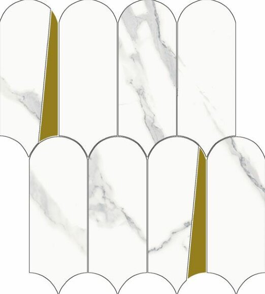 Мозаика Ste.Stat.White Mosaico Elegant, Italon Stellaris арт. 620110000229