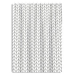 Штора для ванной белый, Haiba - HB75003