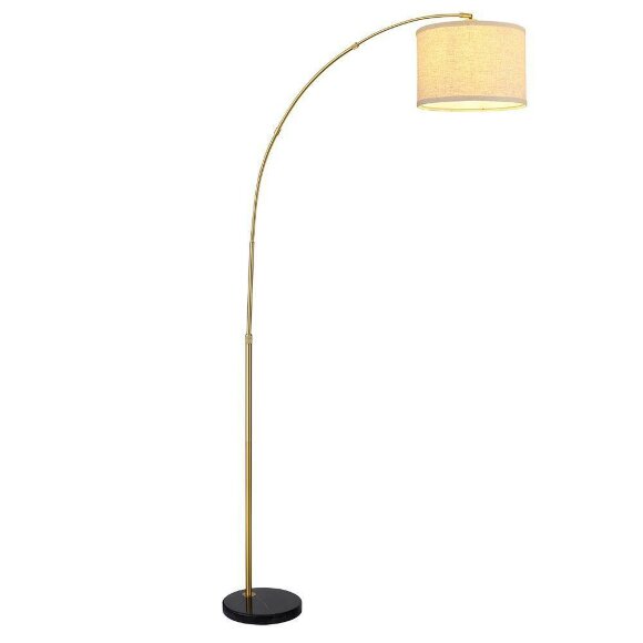 Торшер, вид современный Paolo Arte Lamp цвет:  бежевый - A4060PN-1PB