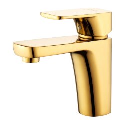 Смеситель для раковины, DA1432103  - Berlin D&K цвет: золото