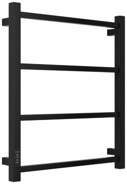 Электрический полотенцесушитель Формат 26 600х500 левый Стилье, 31527-6050 цвет: матовый чёрный Электрический полотенцесушитель Формат 26 600х500 левый Стилье, 31527-6050 цвет: матовый чёрный