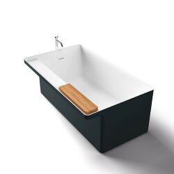 Ванна отдельностоящая 149х87х57.5 см, Marsiglia Agape, серый матовый - AVAS1075ZG0