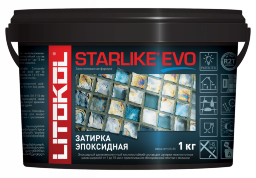 Затирочная смесь LITOKOL STARLIKE EVO 1кг (S.115 Grigio Seta)