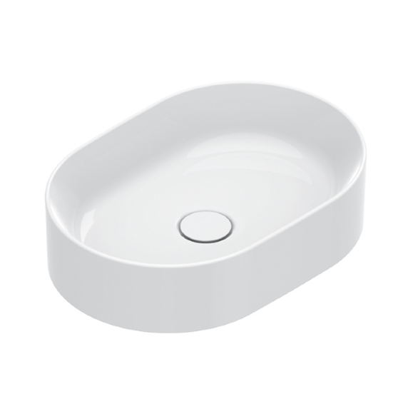 Накладная раковина 50 x 35 х 12 см Catalano Zero, без перелива, цвет: белый глянцевый, арт. 0122500001