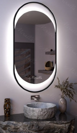 Зеркало Miralls с подсветкой и инфракрасным нагревателем в дизайнерской раме Ester Extra 60х120, цвет золото, арт. EsterExtra60120 Зеркало Miralls с подсветкой и инфракрасным нагревателем в дизайнерской раме Ester Extra 60х120, цвет золото, арт. EsterExtra60120