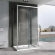 Душевой уголок Schwarzer Diamant 1500x750мм, Хром, ABBER арт. AG30150H-S75-S75