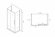 Душевой уголок Schwarzer Diamant 1500x750мм, Хром, ABBER арт. AG30150H-S75-S75