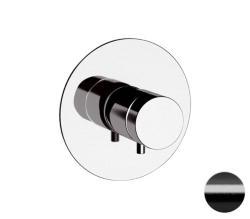 Смеситель термостатический для душа Remer Elegance, черный брашированный хром, арт. NT30CFP
