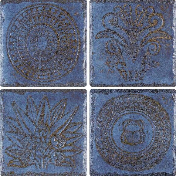 Декор KYRAH BR 1-4 O.BLUE 20x20 CERDOMUS арт. 000ZHA3