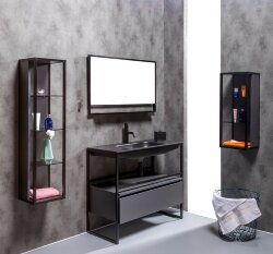 Ящик под консоль 100 grey, 1 полка, Loft Boheme, (италия) арт. 894-100-A