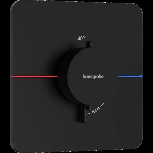 Hansgrohe термостатический смеситель Q для скрытого монтажа, ShowerSelect Comfort, матовый черный арт. 15588670