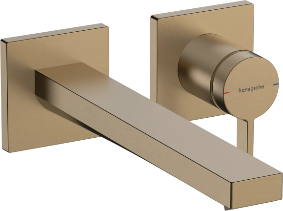 Смеситель для раковины Hansgrohe Tecturis E  шлифованная бронза, арт. 73051140