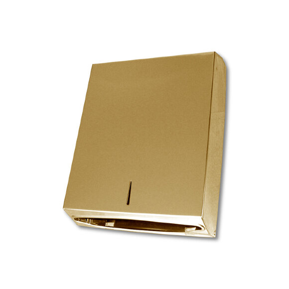 3SC Контейнер для бумажных полотенец, настенный,  Hotel цвет: золото арт. HO14GD