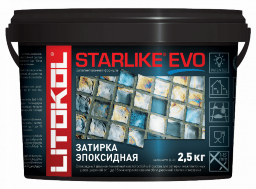 Затирочная смесь LITOKOL STARLIKE EVO 2.5кг (S.115 Grigio Seta)
